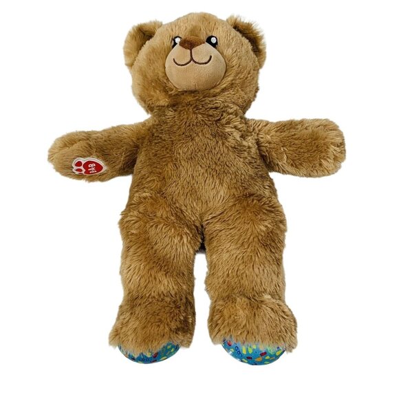 Build A Bear Birthday Teddy Happy Plush Tan Confetti Stuffed Animal Unisex Gift - Picture 6 of 12